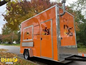 2019 - 7' x 12' Kitchen Food Concession Trailer with Pro Fire System