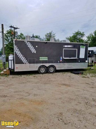 2015 - 8.5' x 24' Freedom Mobile Kitchen Food Concession Trailer w/ Bathroom