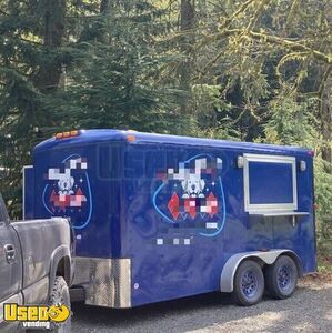 Turnkey Ready 7' x 14' Mobile Kitchen Food Vending Concession Trailer