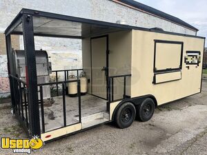 2021 8.5' x 14' Freedom Barbecue Food Trailer with Fire Suppression System