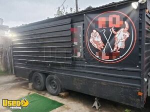 2019 8' x 18' Kitchen Food Trailer with Fire Suppression System |  Concession Trailer