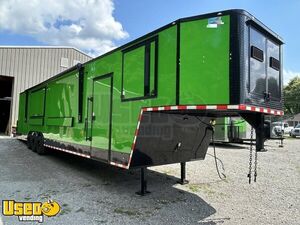 2024 44' Freedom Kitchen Food Concession Trailer with Fire Suppression & Bathroom
