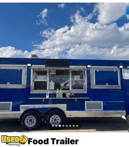 2023 - 8' x 18' Mobile Kitchen Food Concession Trailer with Pro Fire System