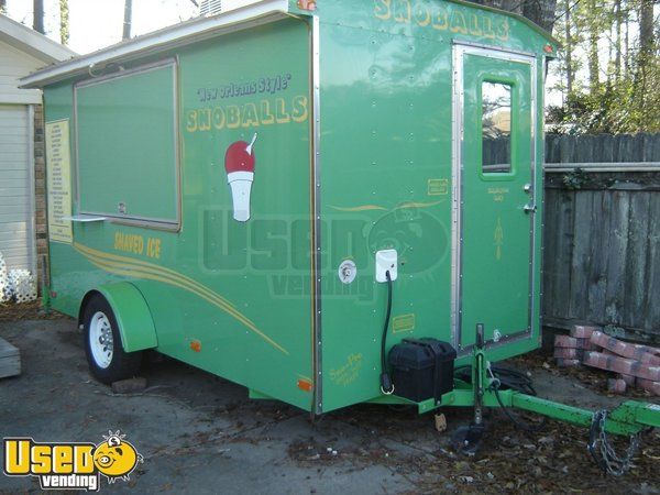 Used 12' Snow Cone Trailer