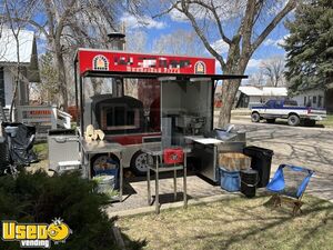 Turnkey Lightly Used 2020 - 6' x 10' Wood-Fired Pizza Oven Concession Trailer