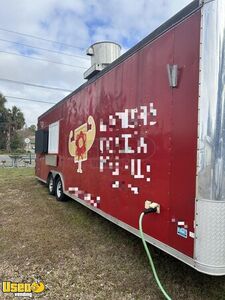 2008 8.5' x 28' Mobile Waffle Trailer | Food Concession Trailer