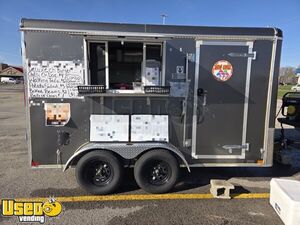2025 7' x 12' Shaved Ice Trailer Snowball Concession Trailer