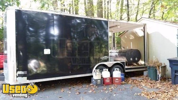 2012 - 8' x 20' BBQ Concession Trailer with Porch