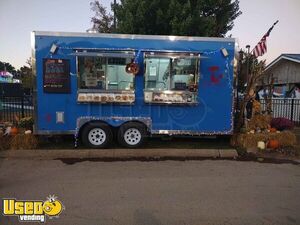 2022 8.5' x 16' Kitchen Food Trailer | Food Concession Trailer