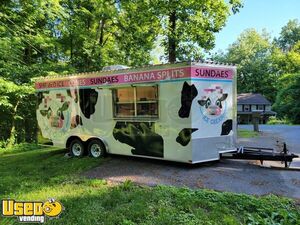 Turnkey - 2017 8.5' x 20' Lark Ice Cream and Shaved Ice Trailer