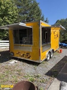 2012 8.5' x 16' Kitchen Food Concession Trailer with Pro Fire System