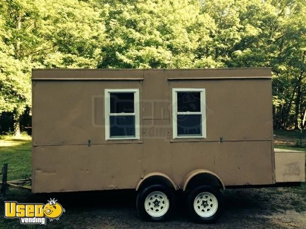 7' x 16' Custom Built Mobile Kitchen Concession Trailer