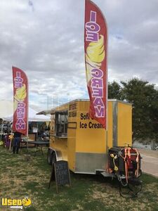 2018 Covered Wagon 7' x 12' Soft Serve Trailer/Mobile Ice Cream Parlor