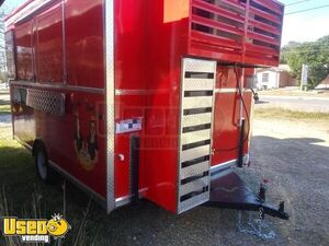 Like-New 8' x 12' Food Concession Trailer with Pro-Fire System