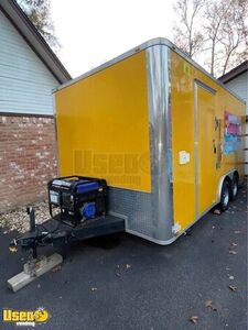 Like New 2016 Lark 8' x 16' Shaved Ice Concession Trailer