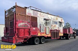 Vintage - 1966 8' x 30' Custom Build Barbecue Food Trailer