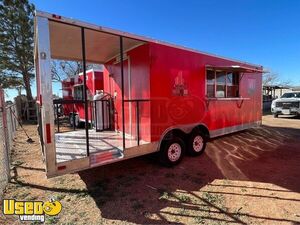 2014 - 8.5' x 24' Freedom Food Concession Trailer with 6' Open Porch
