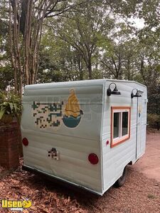 Vintage 1967 7' x 10' Shasta Compact Soft Serve Ice Cream Trailer Mobile Ice Cream Parlor