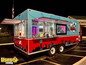 TURNKEY- 2023 8.5' x 18' Kitchen Food Concession Trailer with Pro-Fire Suppression