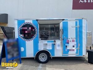 2022 6' x 12' Shaved Ice Trailer Snowball Concession Unit