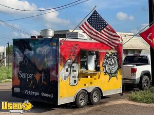 2018 8.5' x 14' Kitchen Food Concession Trailer with Fire Suppression System