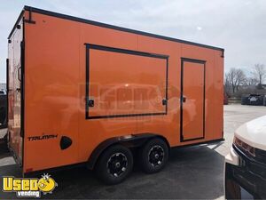 Like-New 2021 - 7' x 16' Empty Concession-Mobile Vending Trailer
