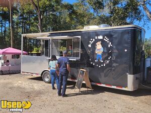 2022 -  8.5' x 22'  Barbecue Concession Trailer with Porch | Mobile BBQ Unit