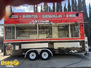 2022 8' x 18' Kitchen Food Trailer with Fire Suppression System | Concession Trailer