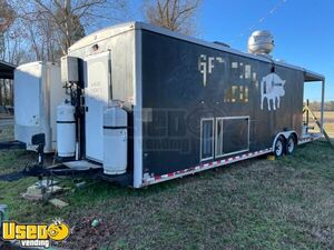 Turn-key 2009 - 8' x 24' Barbecue Food Trailer with Porch