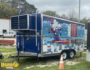 Ready to Serve Used 2020 - 8' x 14' Mobile Snowball Concession Trailer