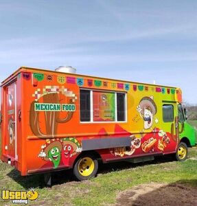 Permitted - GMC P35 Step Van Kitchen Food Taco Truck Mobile Food Unit