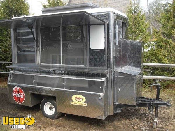 Stainless Commuter Food Concession Trailer