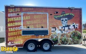 BRAND NEW 2022 - 8' x 16' Street Food Concession Trailer with Pro-Fire System