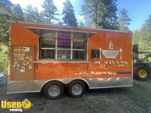 2017 8.5' x 18' Freedom Kitchen Food Trailer | Food Concession Trailer