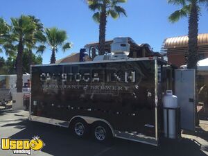 Well Equipped - 2015 8.5' x 18' Kitchen Food Trailer with Fire Suppression System