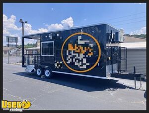 Fully Equipped 2024 8.5' x 24' Kitchen Food Concession Trailer with 8' Porch