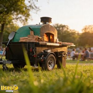 2010 6' Brick Oven Pizza Concession Trailer Mobile Vending Unit