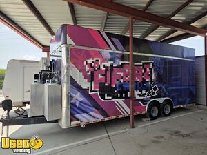 2019 8.5' x 24' Food Kitchen Concession Trailer Mobile Vending Unit w/ Pro Fire System