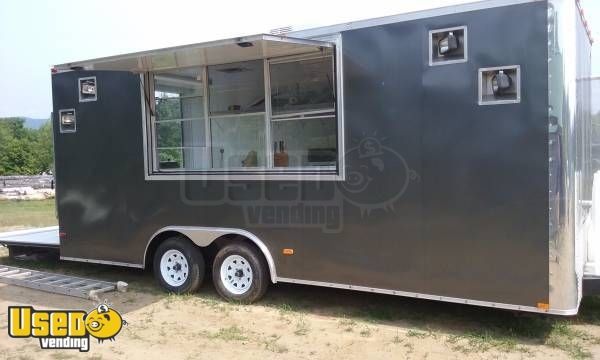 2011 - 8.5' x 20' Food Concession Trailer with Porch