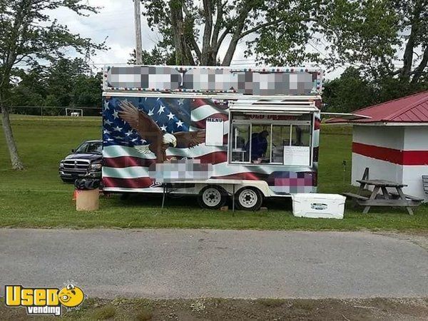 8.5' x 16'  Food Concession Trailer