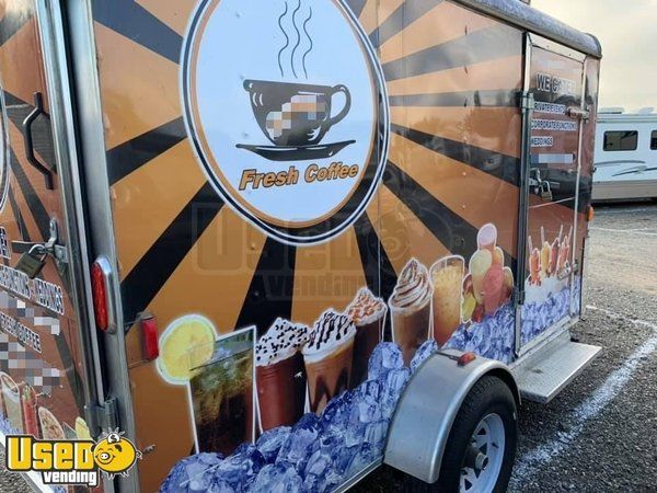 2012 - 6' x 15' Coffee Concession Trailer with Commercial-Grade Equipment