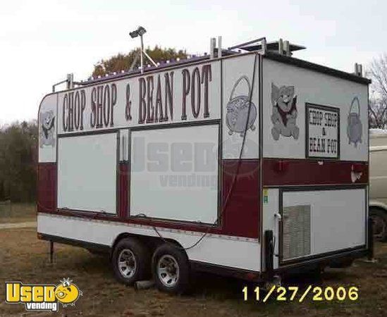 8' x 6' x 16' Double Axle Concession Trailer