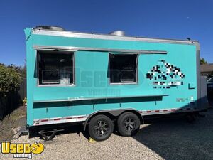 Very Lightly Used 2022 - 8' x 18' Kitchen Food Trailer with Pro-Fire