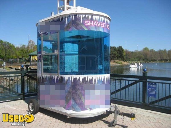 2002 - Snowie All-Weather Shaved Ice Concession Trailer / Kiosk