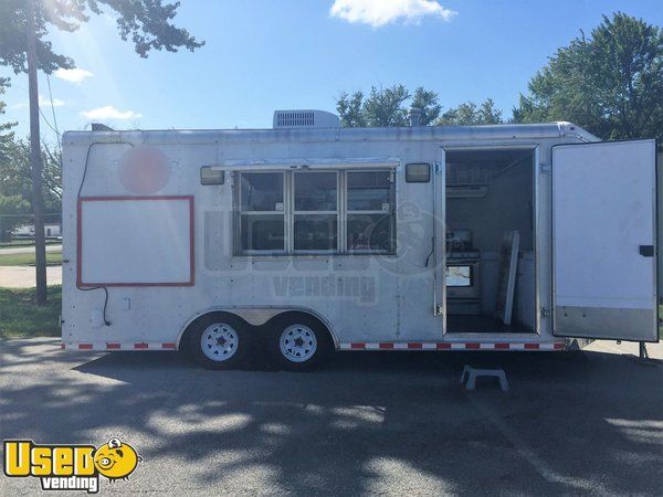 2014 - 8.5' x 18' Mobile Kitchen Food Concession Trailer