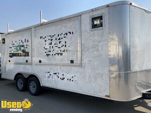 2017 - 8.5' x 21' Food Concession Trailer / All Stainless Steel Commercial Mobile Kitchen