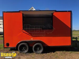 Brand New Ready-to-Outfit V-Nose Empty Mobile Food Concession Trailer