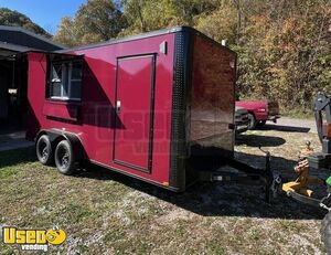 NEW - 2026 7' x 16' Quality Cargo Kitchen Food Concession Trailer