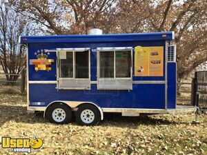 2023 7' x 14' Kitchen Food Concession Trailer with Pro Fire System