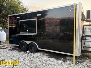 2025 8' x 20' Food Kitchen Concession Trailer Mobile Vending Unit w/ Pro Fire System